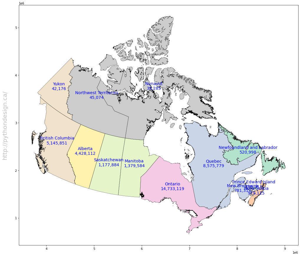 create-a-canada-population-map-in-python-using-geopandas-and-matplotlib-python-design